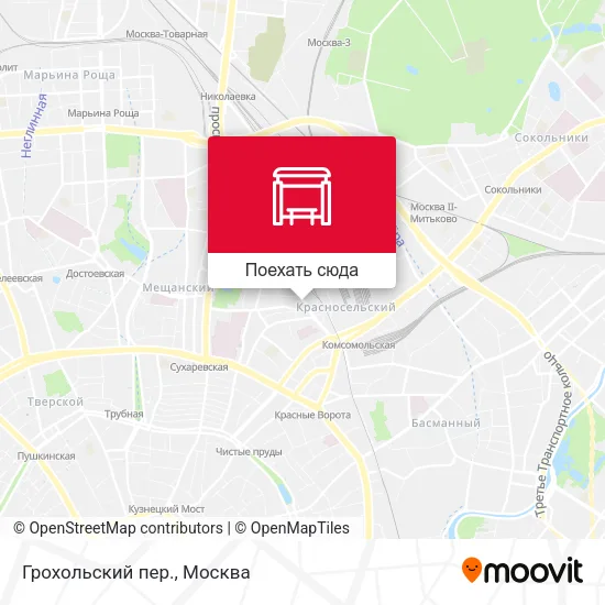 Карта Грохольский пер.