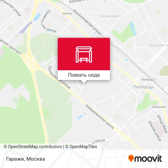 Карта Гаражи