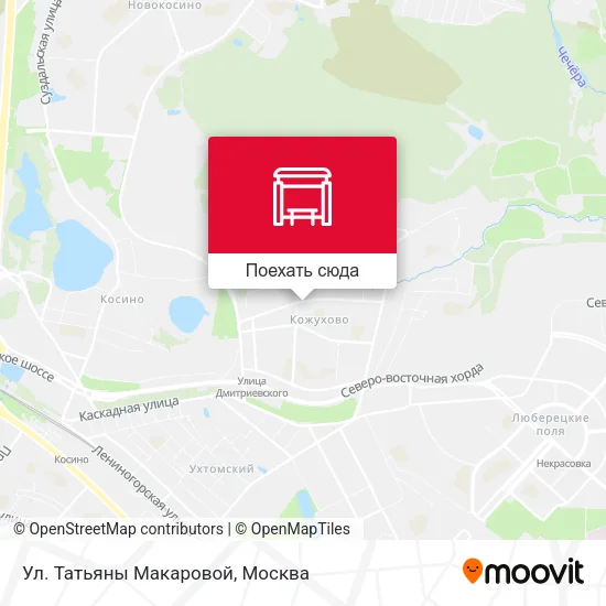 Карта Ул. Татьяны Макаровой