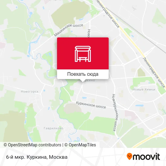 Карта 6-й мкр. Куркина