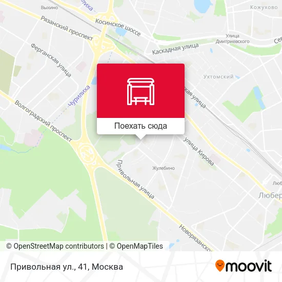 Карта Привольная ул., 41