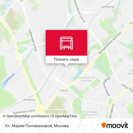 Карта Ул. Марии Поливановой