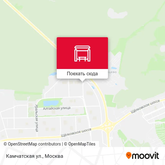 Карта Камчатская ул.
