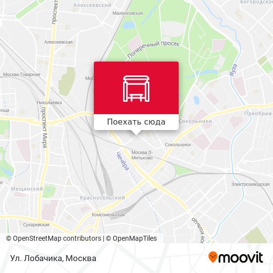 Карта Ул. Лобачика