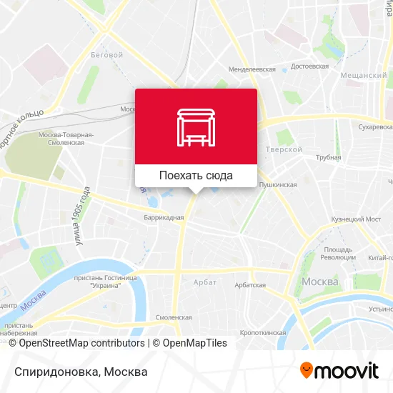 Карта Спиридоновка