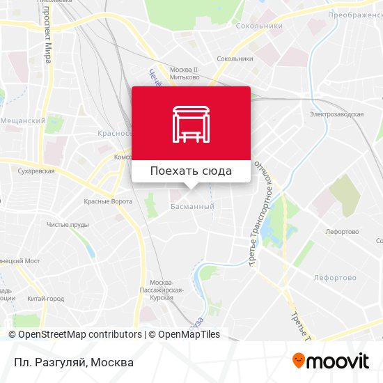 Карта Пл. Разгуляй