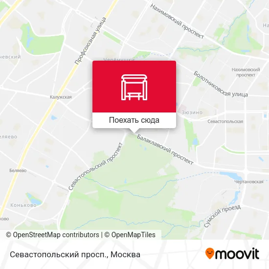 Карта Севастопольский просп.
