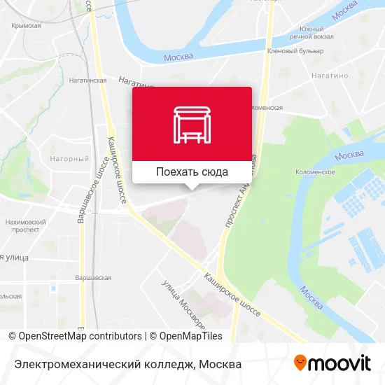 Карта Электромеханический колледж