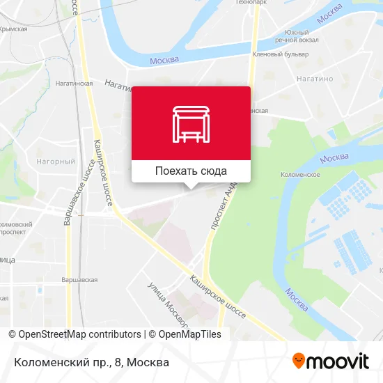 Карта Коломенский пр., 8
