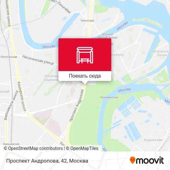 Карта Проспект Андропова, 42