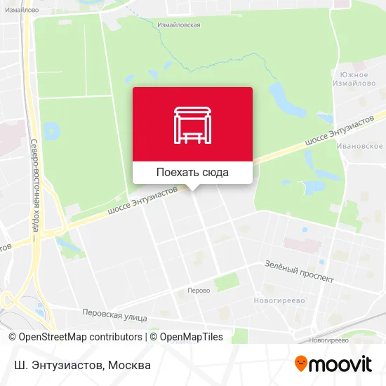 Карта Ш. Энтузиастов