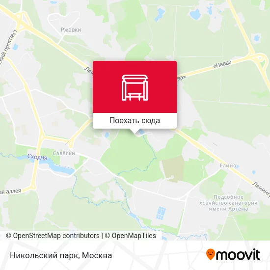 Карта Никольский парк