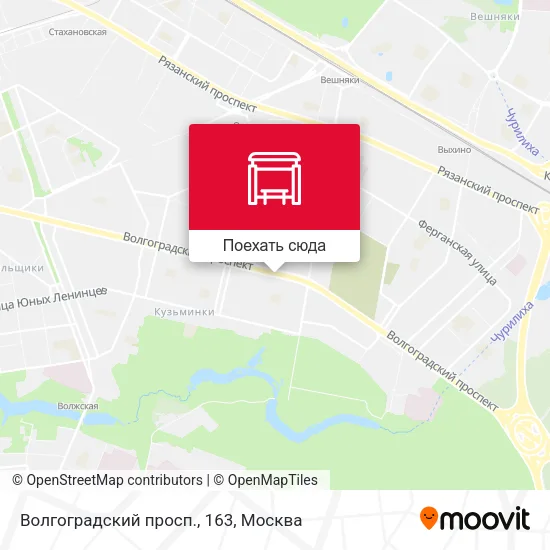 Карта Волгоградский просп., 163