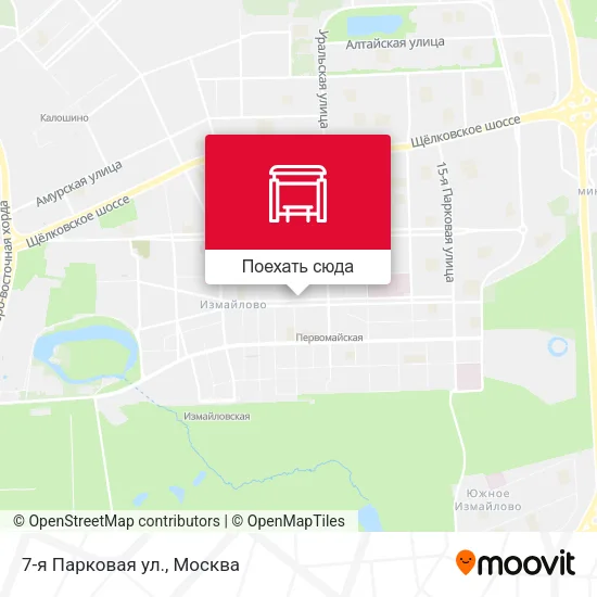 Карта 7-я Парковая ул.