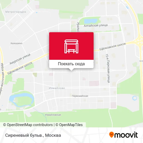 Карта Сиреневый бульв.