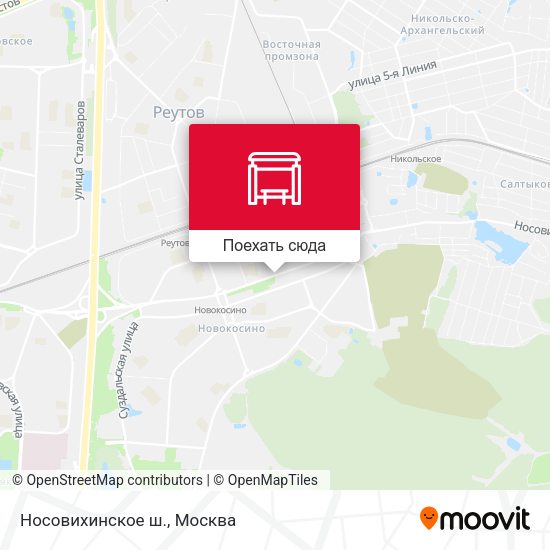 Карта Носовихинское ш.
