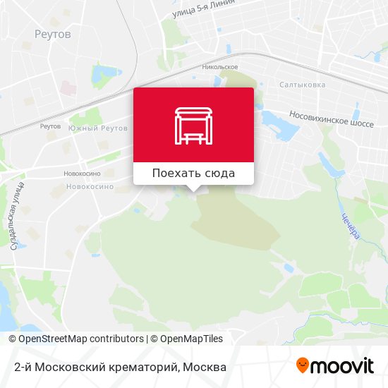 Карта 2-й Московский крематорий