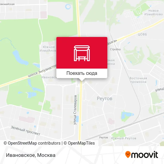 Карта Ивановское