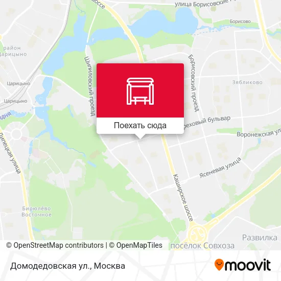 Карта Домодедовская ул.