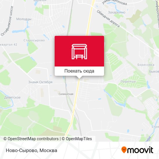 Карта Ново-Сырово