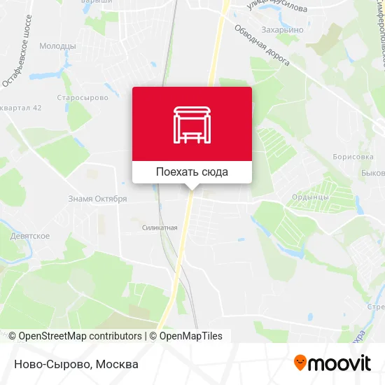 Карта Ново-Сырово