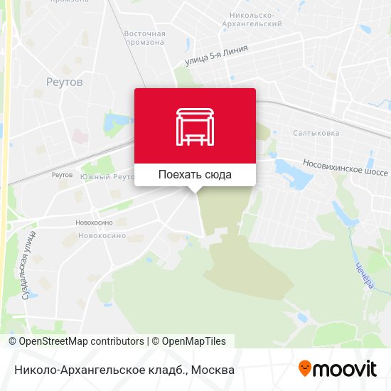 Карта Николо-Архангельское кладб.