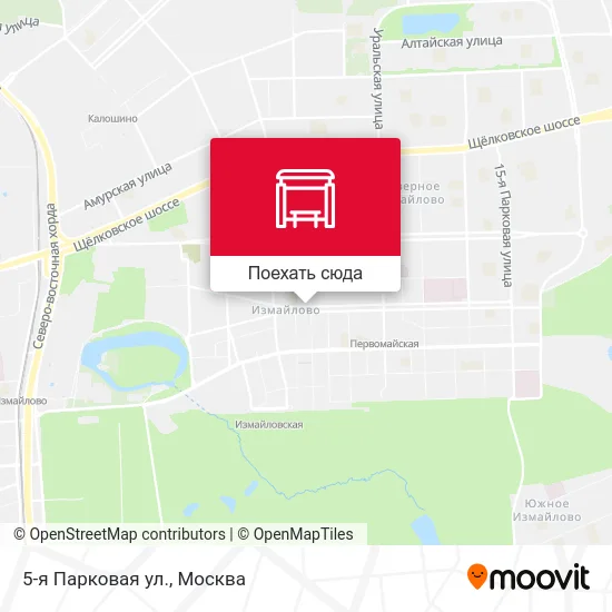 Карта 5-я Парковая ул.