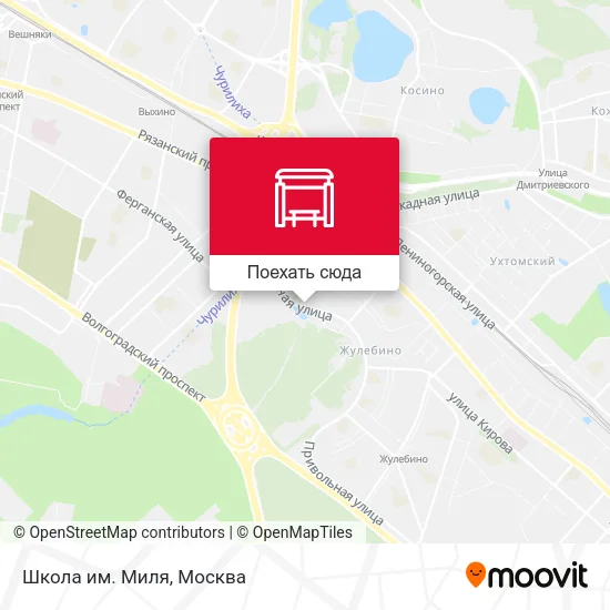 Карта Школа им. Миля