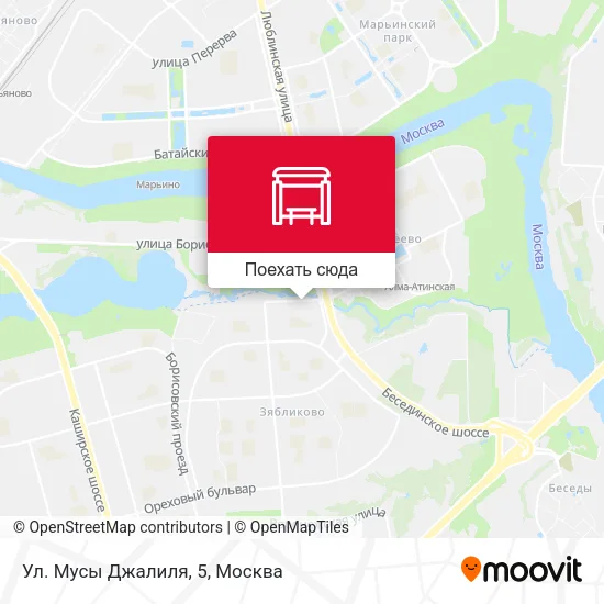 Карта Ул. Мусы Джалиля, 5