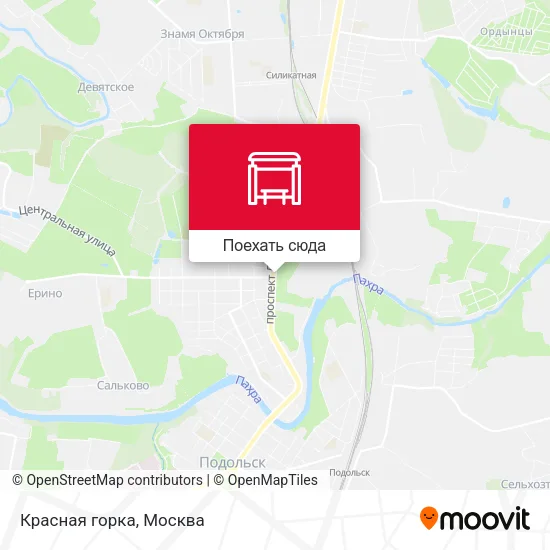 Карта Красная горка