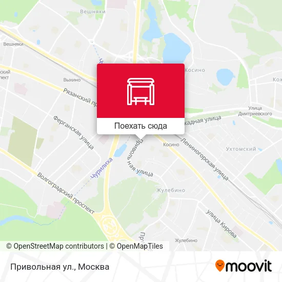 Карта Привольная ул.