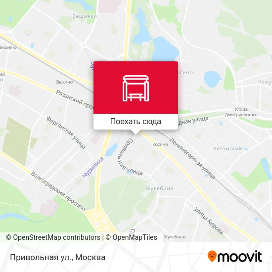 Карта Привольная ул.