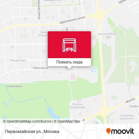 Карта Первомайская ул.