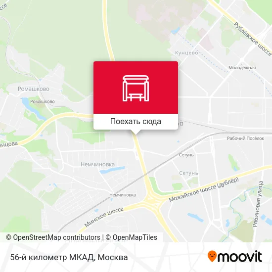 Карта 56-й километр МКАД