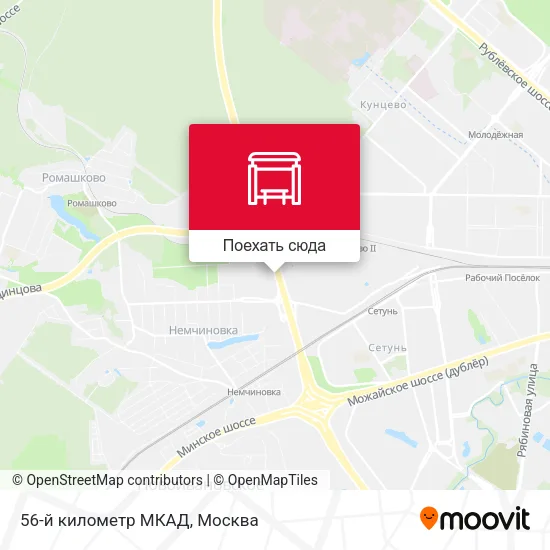 Карта 56-й километр МКАД