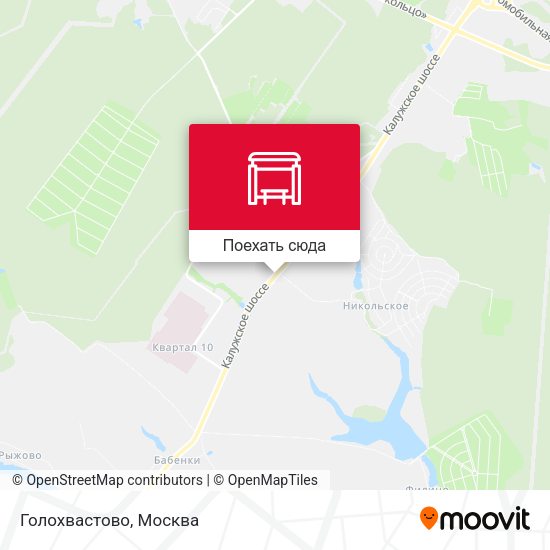 Карта Голохвастово