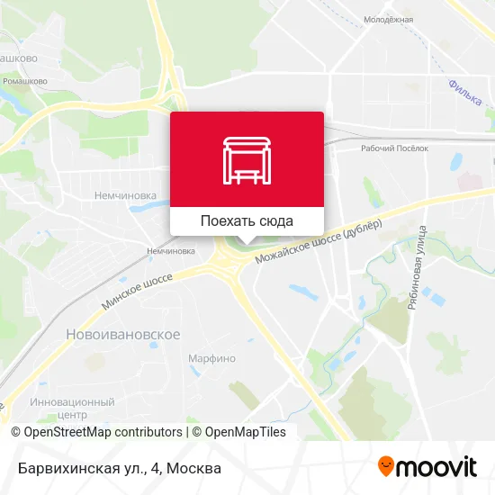 Карта Барвихинская ул., 4