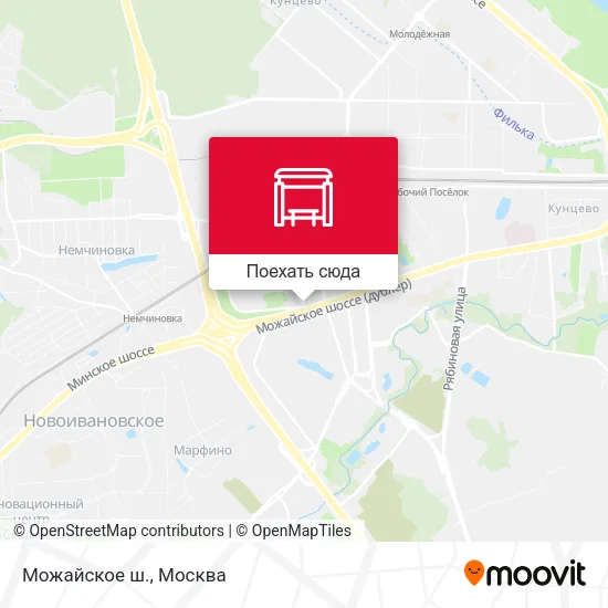 Карта Можайское ш.