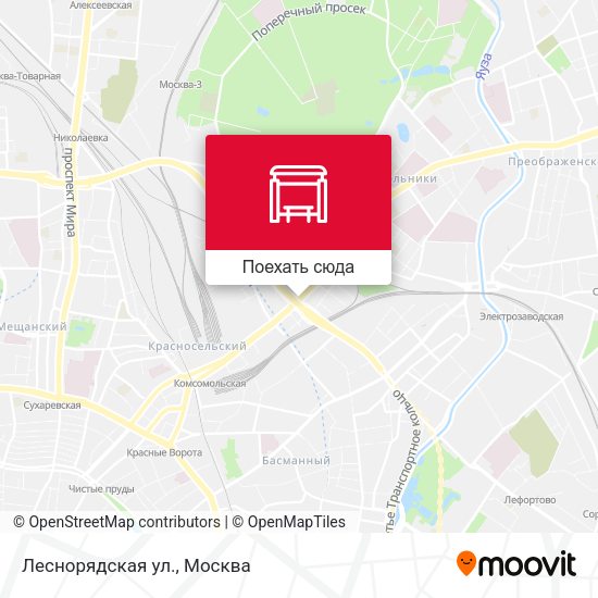 Карта Леснорядская ул.