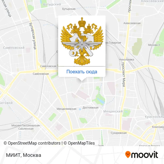 Карта МИИТ