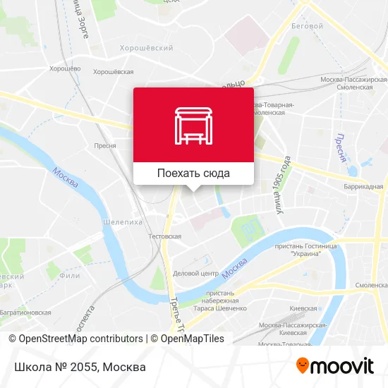 Карта Школа № 2055