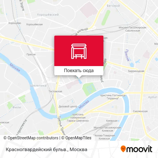 Карта Красногвардейский бульв.
