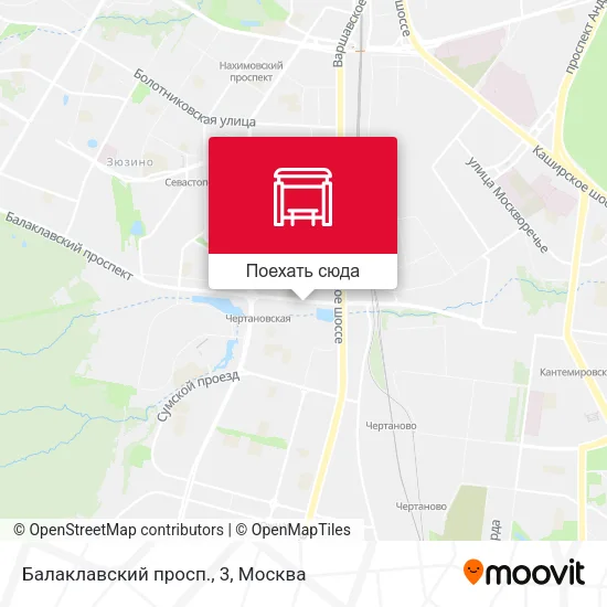 Карта Балаклавский просп., 3