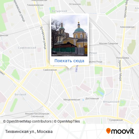 Карта Тихвинская ул.