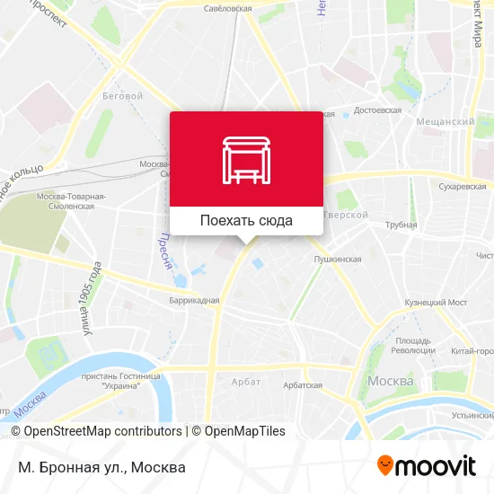 Карта М. Бронная ул.