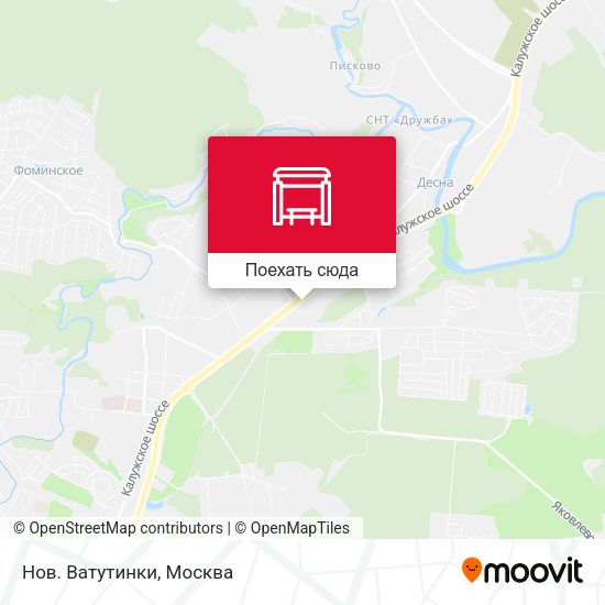 Карта Нов. Ватутинки