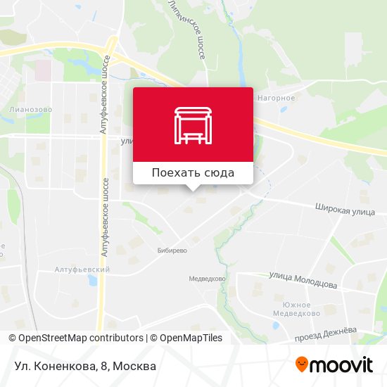 Карта Ул. Коненкова, 8