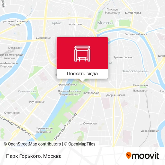 Карта Парк Горького