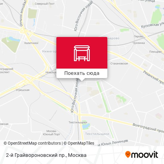 Карта 2-й Грайвороновский пр.