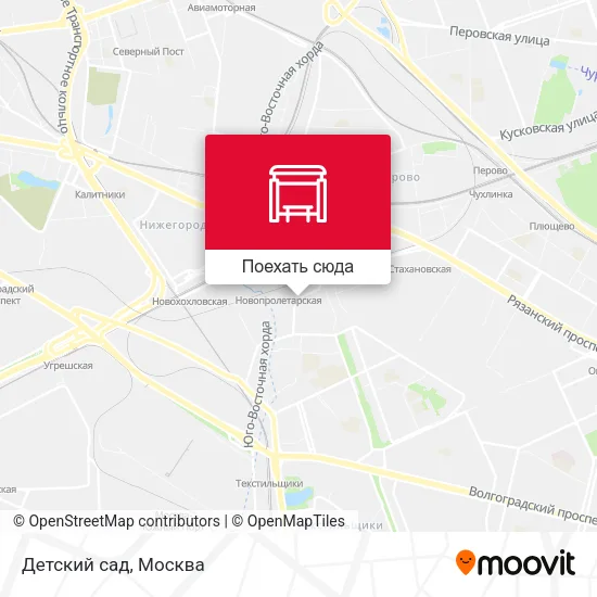 Карта Детский сад